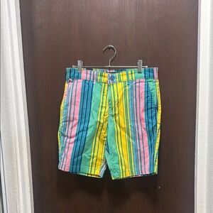 Forever 21 Multicolor Striped Shorts